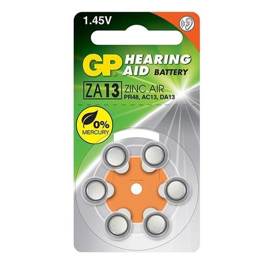 {MPower} GP ZA13 1.45V Zinc Air Hearing Aid Battery 助聽器 電池 鈕扣電池 ( A13, PR48 ) - 原裝行貨 {MPower} GP ZA13 1.45V Zinc Air Hearing Aid Battery 助聽器 電池 鈕扣電池 ( A13, PR48 ) - 原裝行貨