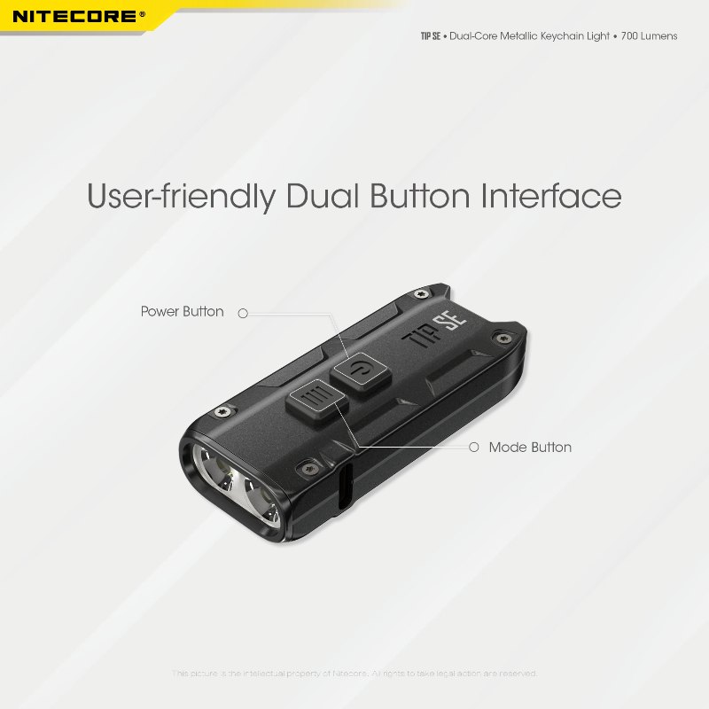 {MPower} Nitecore TIP SE USB 充電 德國名廠 OSRAM P8 LED 700 流明 LED Flashlight 電筒 - 原裝行貨 {MPower} Nitecore TIP SE USB 充電 德國名廠 OSRAM P8 LED 700 流明 LED Flashlight 電筒 - 原裝行貨