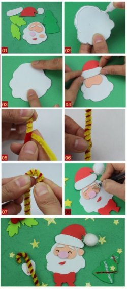 兒童手工DIY聖誕卡