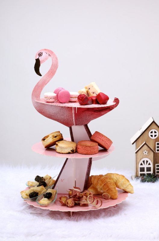 “Hello Flamingo” Afternoon Tea Delivery Set for 4 person