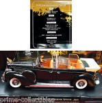 1939 Lincoln Sunshine President Special - 1:24 Die Cast