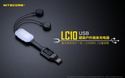 NITECORE LC10 USB 磁吸充電線 ● 1A ● 159