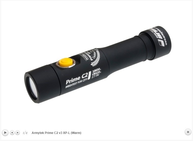 1116 流明 ● ARMYTEK Prime C2 v3 中白 電筒 ● XP-L ● 396 1116 流明 ● ARMYTEK Prime C2 v3 中白 電筒 ● XP-L ● 396