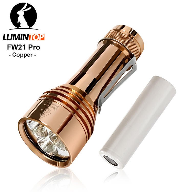 10000 流明 ● LUMINTOP FW21 Pro 紅銅 電筒 ● XHP50.2 10000 流明 ● LUMINTOP FW21 Pro 紅銅 電筒 ● XHP50.2
