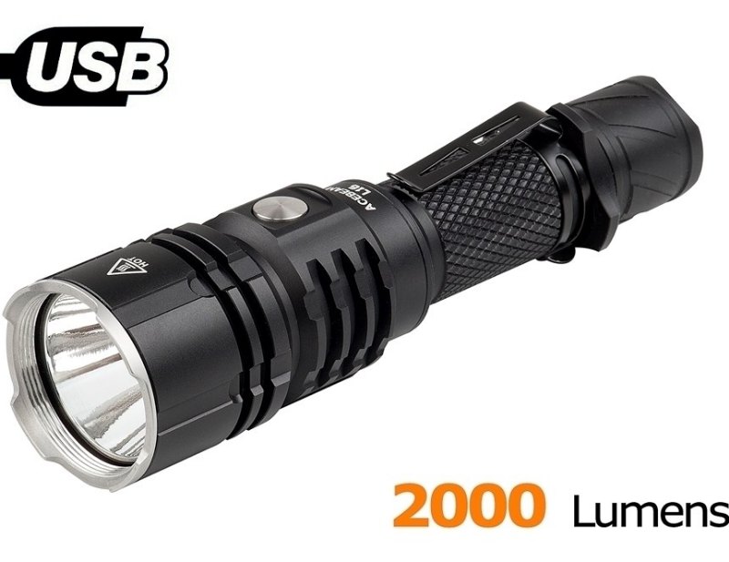2000 流明 ● ACEBEAM L16 直充 電筒 ● XHP35 HI 2000 流明 ● ACEBEAM L16 直充 電筒 ● XHP35 HI