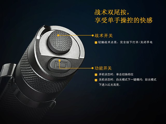 1000 流明 ● FENIX TK25 RB 電筒 ● XP-G2S3 XP-E2紅 藍Led 1000 流明 ● FENIX TK25 RB 電筒 ● XP-G2S3 XP-E2紅 藍Led