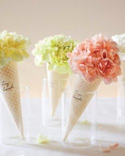 Ice cream Carnations - Pink / Green IC - P/G
