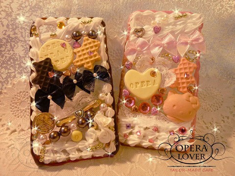 ＊LACE CHARM HELLO KITTY SERIES OPERA iphone4 case (#HKP 0010)  ＊