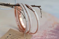 Indian Handmade - Two-toned Resin Rose Gold Bangles (set of 3)  (BL-MB-215003)