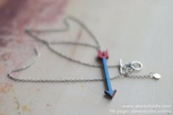 Bulgarian Handmade - Wood Arrow Necklace (NL-LG-315007)