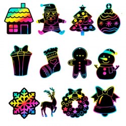 X130-聖誕刮刮卡 (12片) ($15 / 1套)
