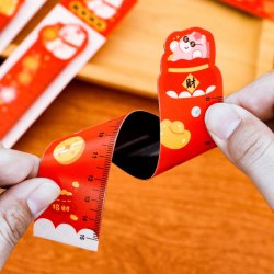 CN012-新年小馬書簽尺 ($3 / 1把)