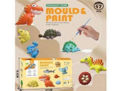 Y513a-塗鴉恐龍石