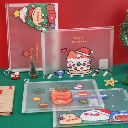 X044-聖誕A4拉鍊袋 ($6.5 / 1個)