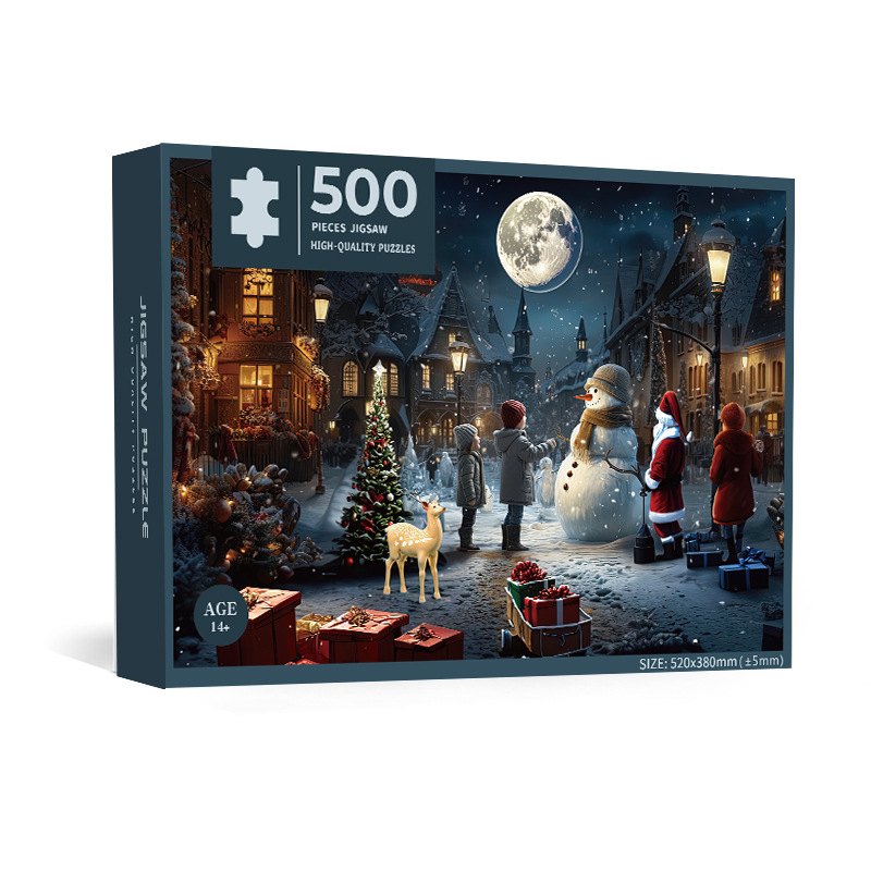 X201-聖誕500片拼圖 ($30 / 1盒)