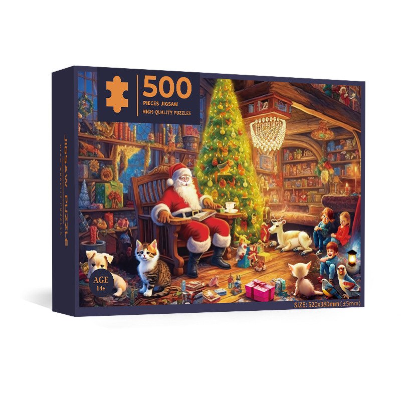 X201-聖誕500片拼圖 ($30 / 1盒)