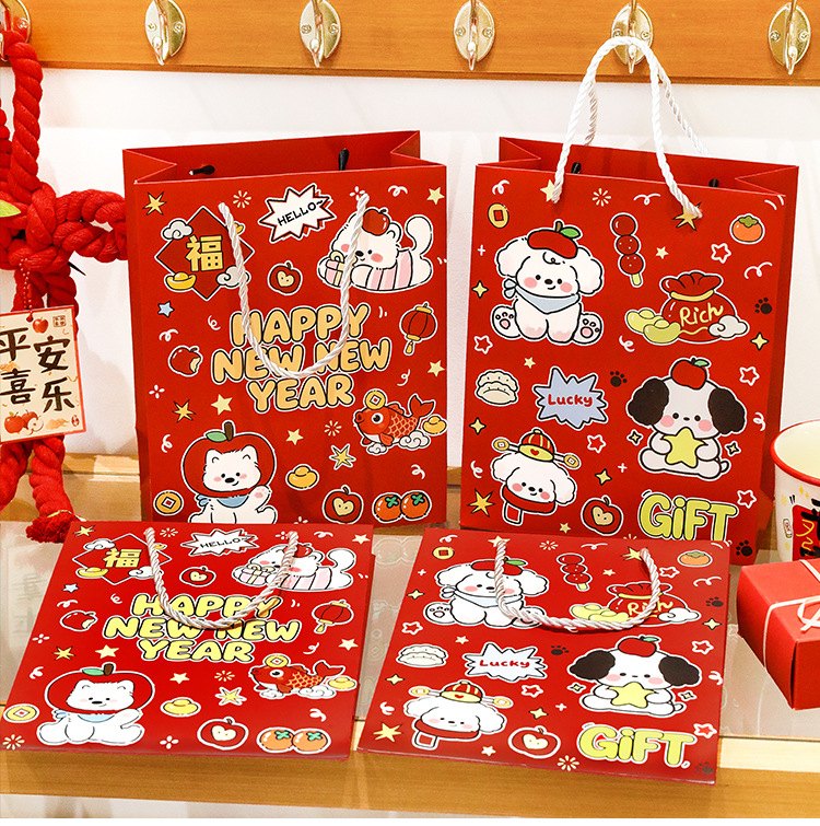 CN001-新年卡通紙袋 ($3.6 / 1個)