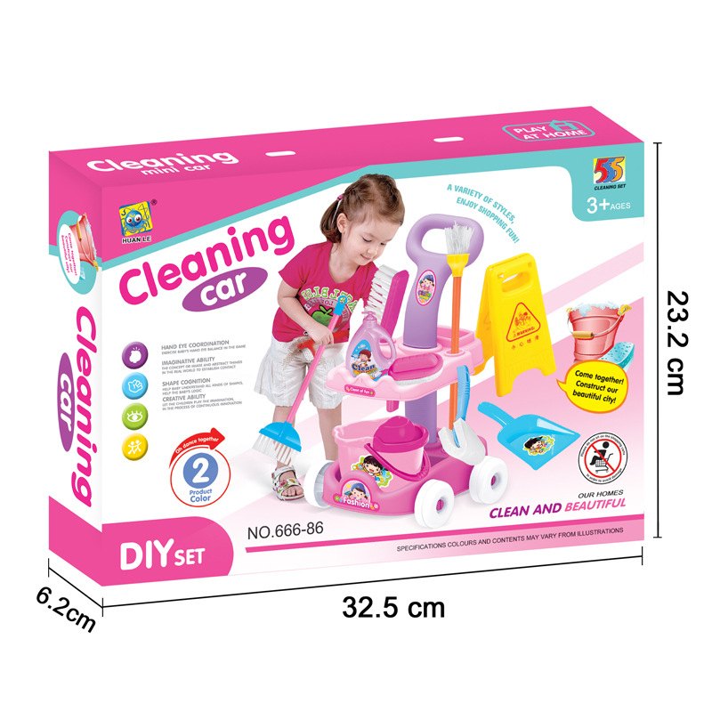 Y197a-兒童清潔手推車