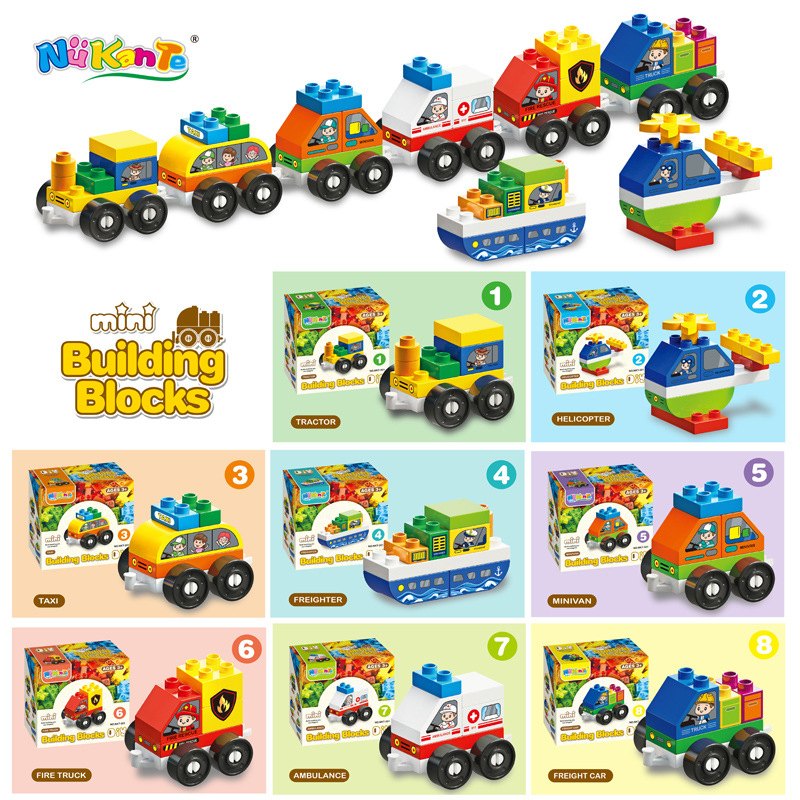 Y524a-創意積木車