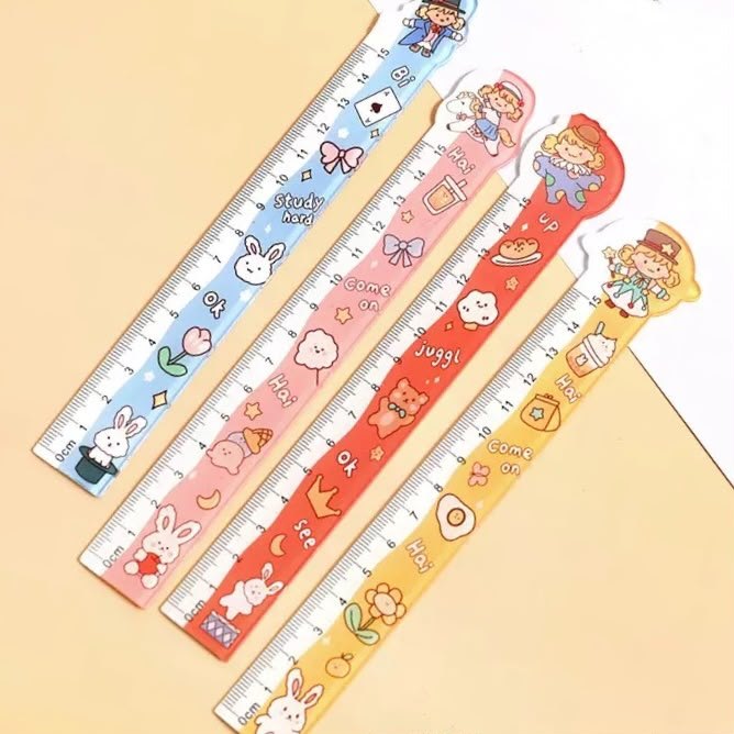A366-馬戲團直尺15cm ($3.8 / 1把)