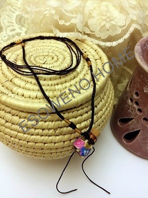 Essential oil bottle necklace