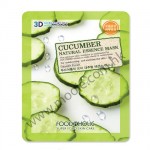 韓國 Foodaholic - 青瓜水漾保濕面膜 Cucumber Mask Sheet每盒10片 (FH-20641)