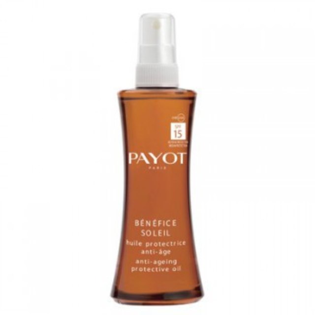 Payot - Anti-ageing protective oil SPF15 抗衰老防曬油 125ml (太陽防曬系列-金橙色系列)