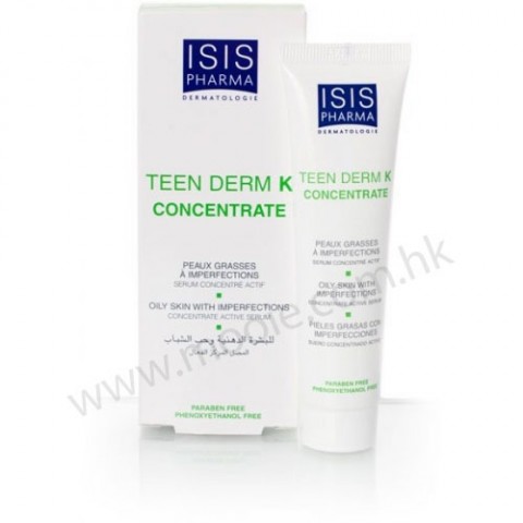 法國 Isis Pharma Teen Derm K Concentrate Gel 去角質控油重點修復啫喱