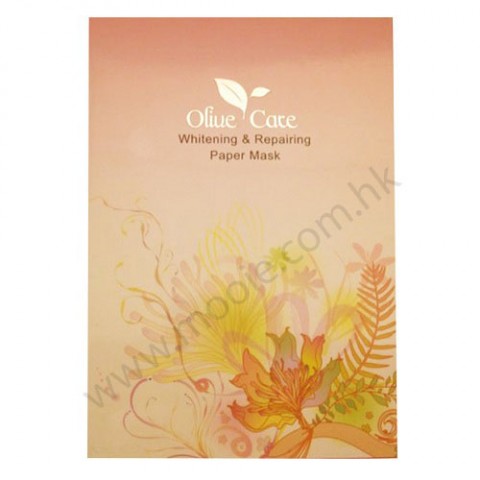 法國 Olive Care - Whitening & Repairing Paper Mask 美白修護面膜 (OC-001)