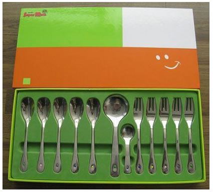 12件套日本笑臉餐具