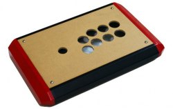 Fightstick Cases / Enclosures - EXC Small ABS fightstick case TE Red 14.57 inches x 9.45 inches x 2.48 inches Weight 4.63 lb