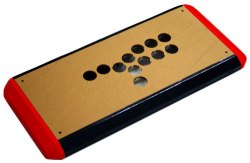 Fightstick Cases / Enclosures - EXC Long ABS hitbox style/stickless fightstick case Red 20.47 inches x 9.45 x 2.48 Weight 6.83 l