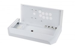 Fightstick Cases / Enclosures - Metallic White fightstick case Dimension: 18.90 inches x 10.24 inches x 2.48 inches