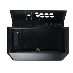 Fightstick Cases / Enclosures - Metallic Black fightstick case Dimension: 18.90 inches x 10.24 inches x 2.48 inches