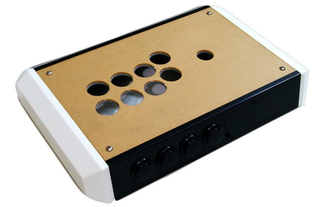 Fightstick Cases / Enclosures - EXC Small ABS fightstick case TE White 14.57 inches x 9.45 inches x 2.48 inches Weight 4.63 lb