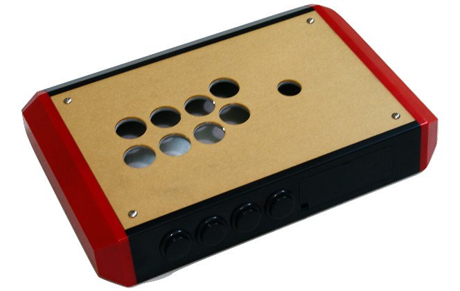 Fightstick Cases / Enclosures - EXC Small ABS fightstick case TE Red 14.57 inches x 9.45 inches x 2.48 inches Weight 4.63 lb