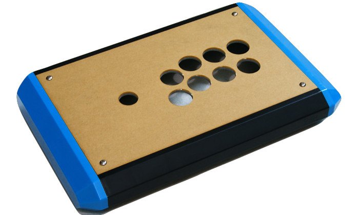 Fightstick Cases / Enclosures - EXC Small ABS fightstick case TE Blue 14.57 inches x 9.45 inches x 2.48 inches Weight 4.63 lb