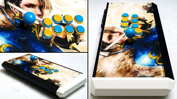 Fightstick - EXC Long ABS Sanwa Denshi TE layouts Chun Li's Super Art PS4 PS3 PC 14.57 inches x 9.45 inches x 2.48 inches Weight Fightstick - EXC Long ABS Sanwa Denshi TE layouts Chun Li's Super Art PS4 PS3 PC 14.57 inches x 9.45 inches x 2.48 inches Weight
