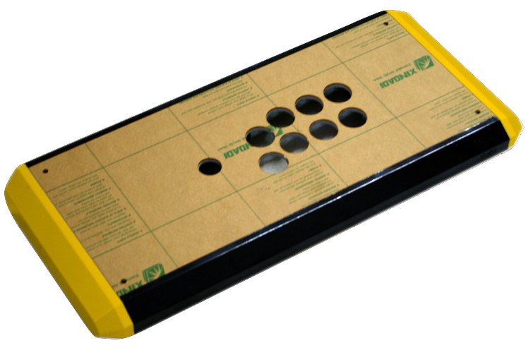 Fightstick Cases / Enclosures - Long ABS fightstick case TE Yellow 20.47 inches x 9.45 inches x 2.48 inches Weight 6.83 lbs