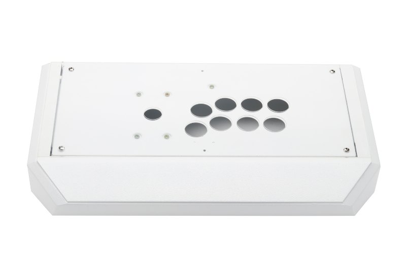 Fightstick Cases / Enclosures - Metallic White fightstick case Dimension: 18.90 inches x 10.24 inches x 2.48 inches