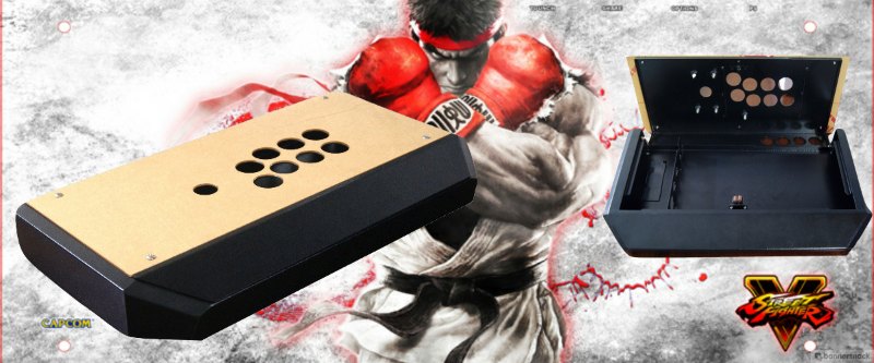 Custom Fightstick PS4 - EXC Samurai Metallic Case PS4 PS3 PC Sanwa Denshi Open up for internal access complete custom fightstick Custom Fightstick PS4 - EXC Samurai Metallic Case PS4 PS3 PC Sanwa Denshi Open up for internal access complete custom fightstick