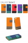 ㊣ Samsung Note2 / Note3 三星 GALAXY Note 2 case 雪花 雙色 可插卡 可掛繩 手機套 皮套 ㊣