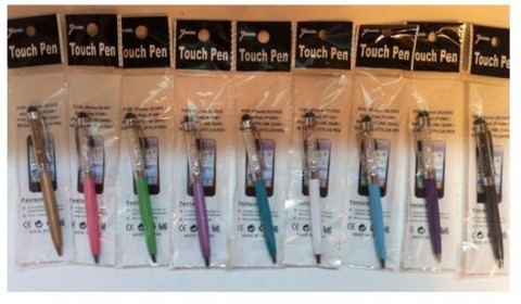 ㊣ TOUCH PEN crystal dual stylus pen multicolor selection for all smart phones, tablet computers ㊣ gifts for personal use