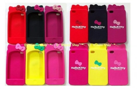 ㊣ iPhone4 Hello Kitty 造型 Case 電話套 耳朵 手機套 iPhone 4 蝴蝶結 手機殼 ㊣
