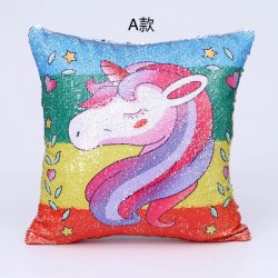 Unicorns Color-Changing Sequins Cushions