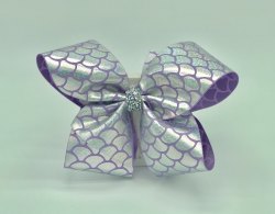 粉紫色美人魚 Hand Made Mega Bows