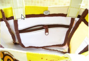 [2011最新款] 黃色點心熊小餐袋