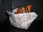 mini folded lunch bag