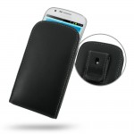 PDair Samsung Galaxy Express GT-i8730 Leather case 手機真皮皮套 - 直立掛腰式