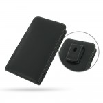 Samsung GALAXY Note3 III LTE SM-N9005 N9000 Leather case 手機真皮皮套 - 直立腰掛式